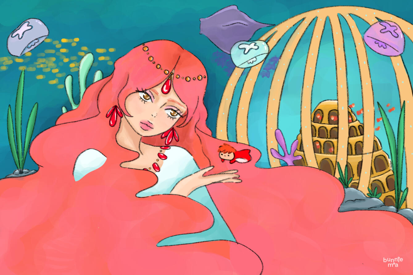 Ponyo Print