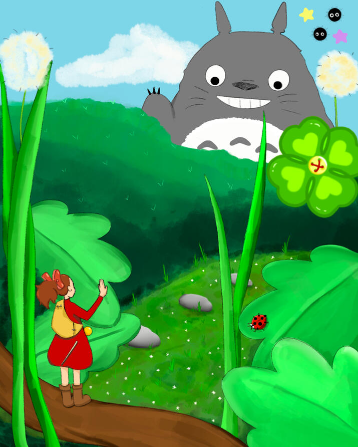 Ghibli Illustration (Commission for Cloud City Flea)